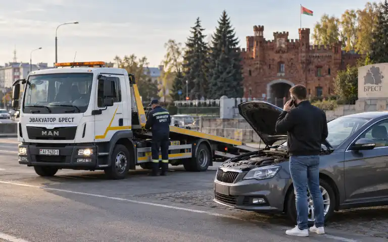 Вызов эвакуатора в Бресте